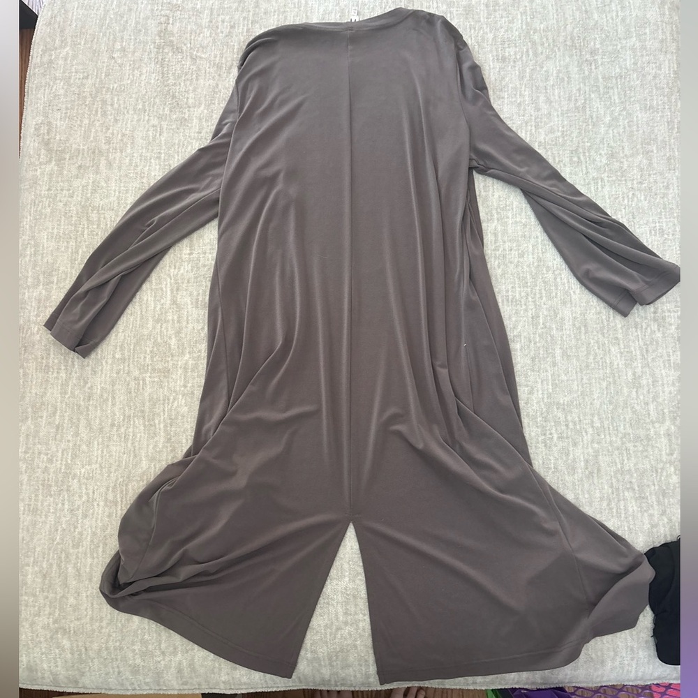 MarlaWynne Taupe Cardigan - Picture 2 of 3